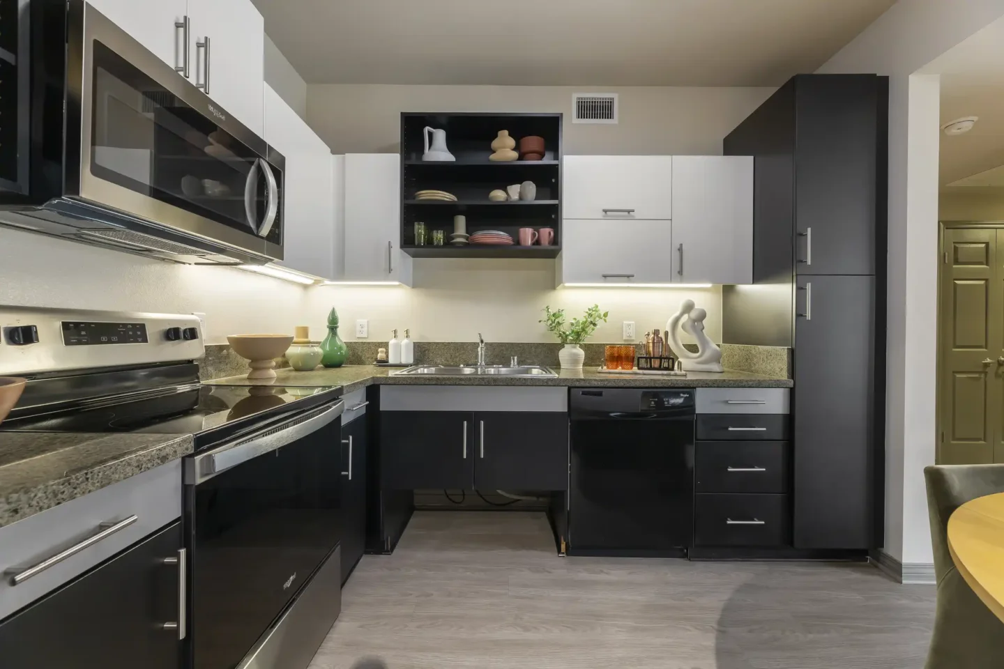 The Shores kitchen area in Marina Del Rey